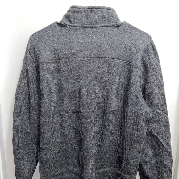 Calvin Klein grey woven 1/4 zip jacket - Picture 2 of 4